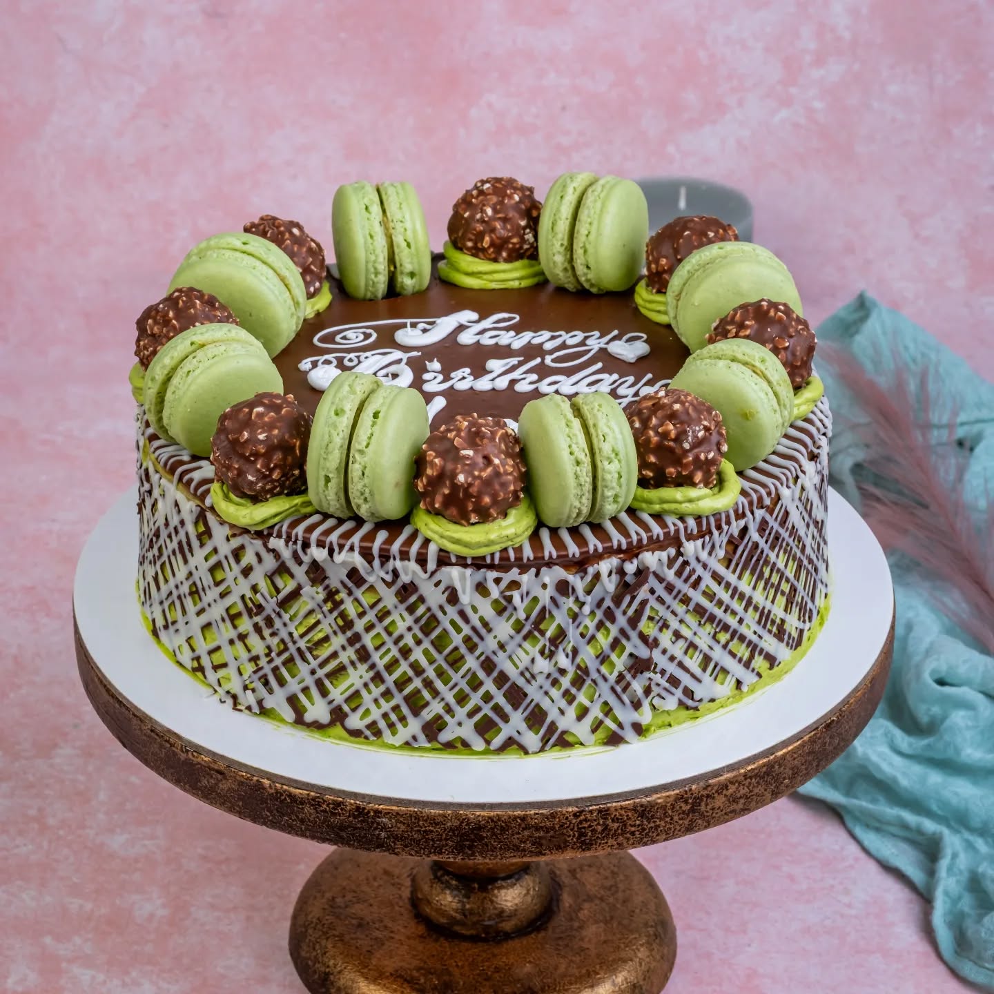 Celebrating a special day with a cake as unique as…